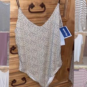 Cheetah print bodysuit from Marshall’s. Super soft